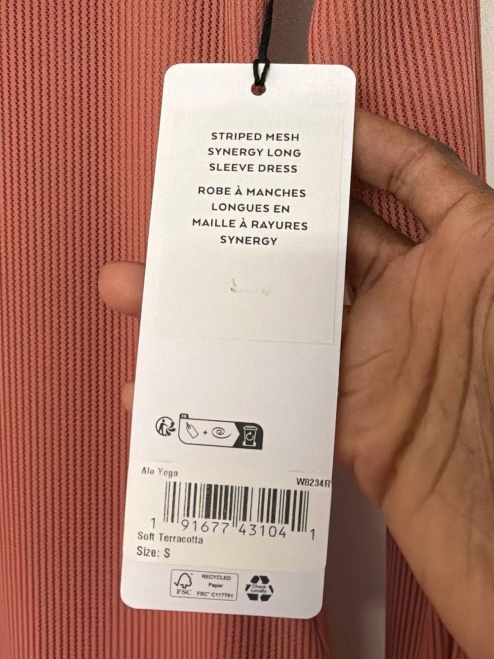 Alo Yoga Soft Terracotta dress